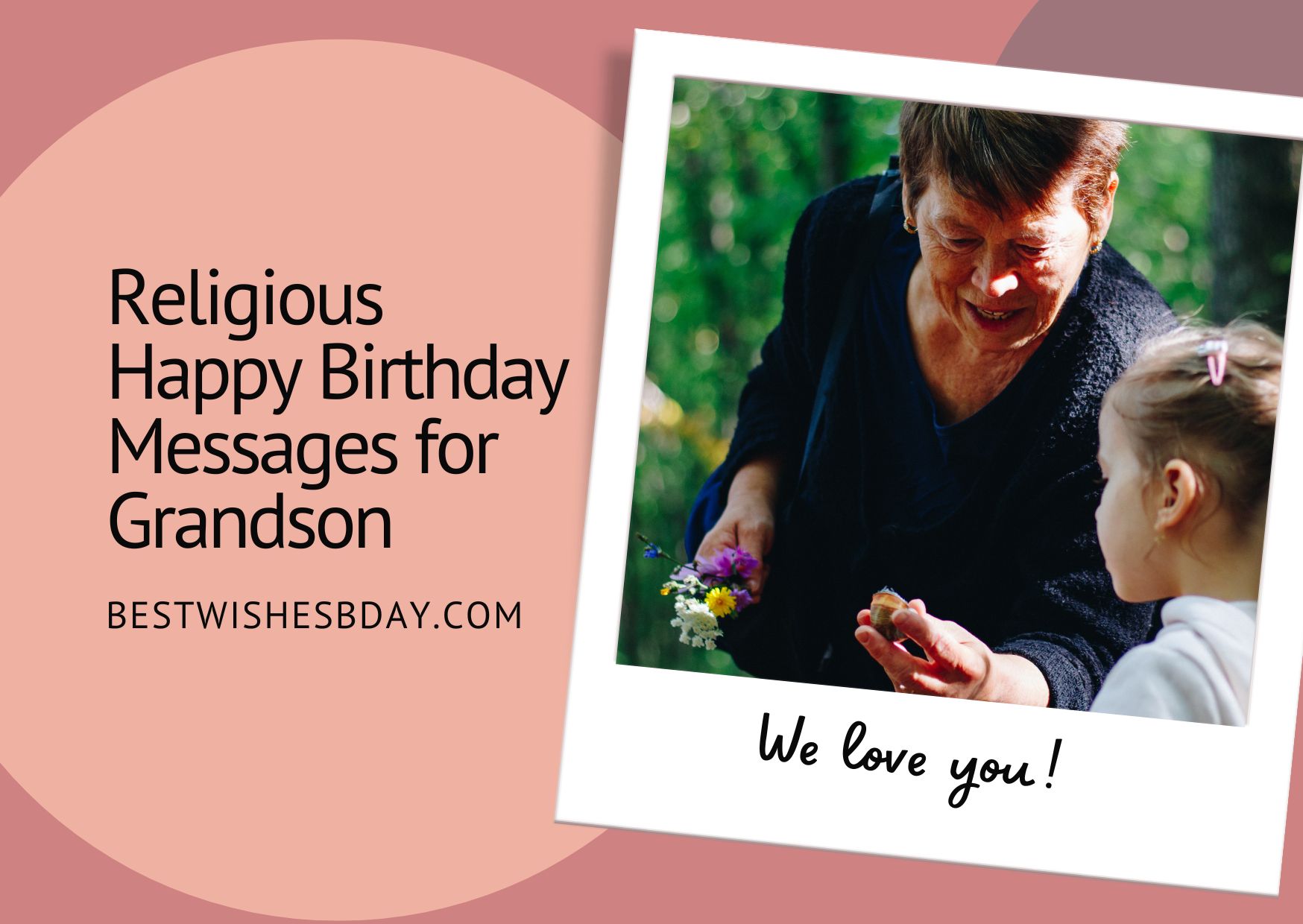 Religious Happy Birthday Messages for Grandson